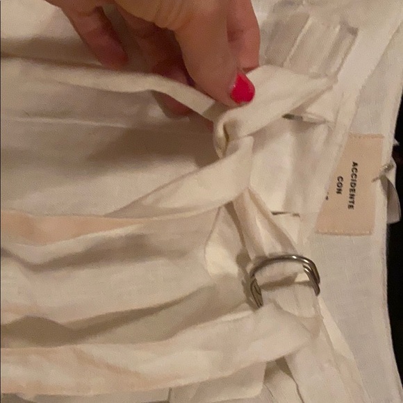 NWT Accidente con Flores organic linen pants - Picture 2 of 6
